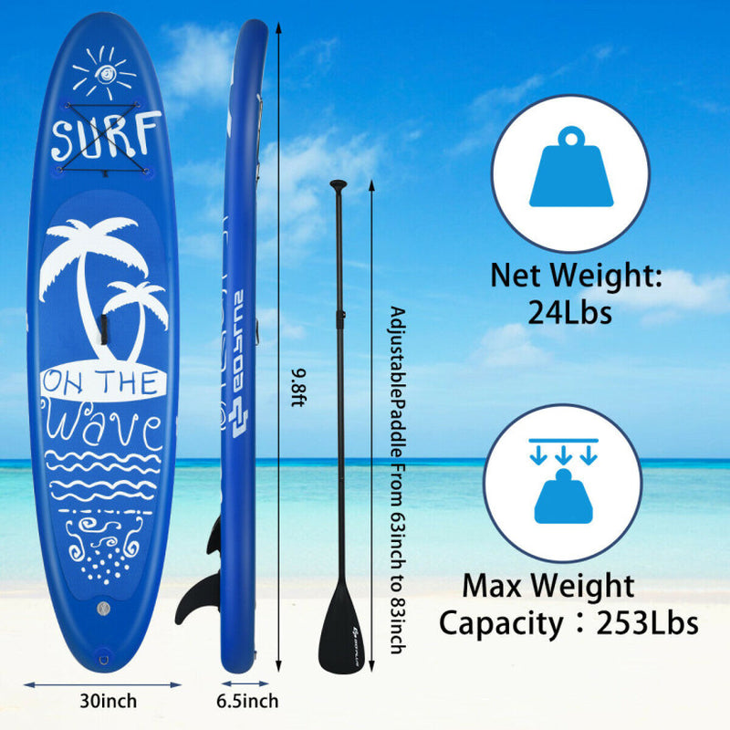 Professional title: "Adjustable Inflatable Stand Up Paddle Board - Medium Size"