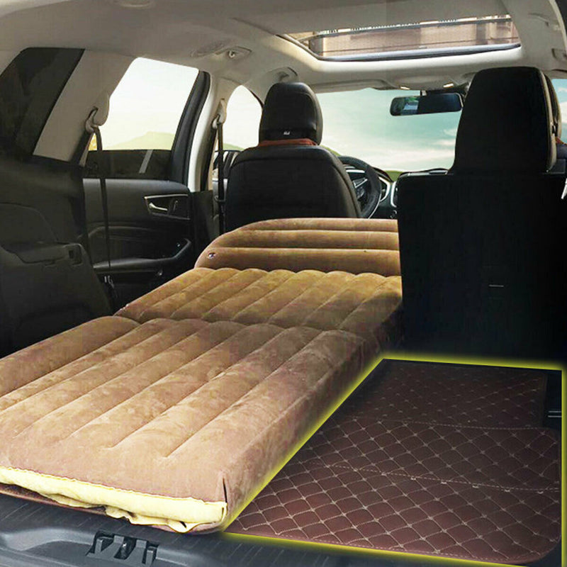 Professional title: "Portable SUV Backseat Inflatable Air Mattress with Pump for Travel and Camping"