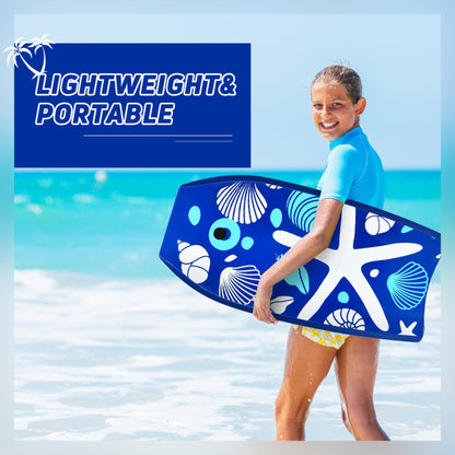 Professional title: "41-Inch Lightweight and Portable Surfing Bodyboard for Enhanced Mobility"