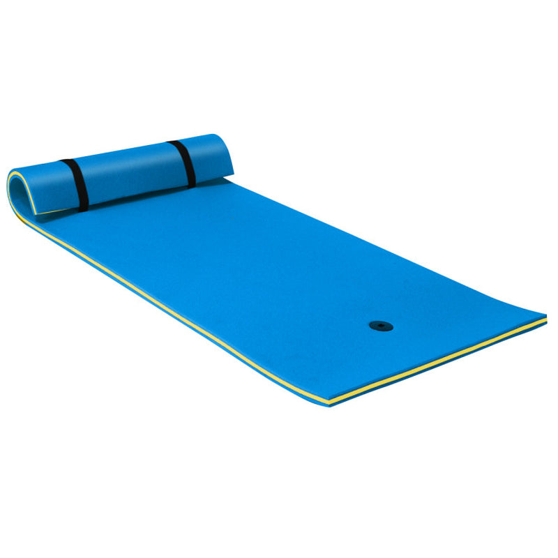 Professional title: "Yellow Tear-Proof 3-Layer Relaxing Water Mat"