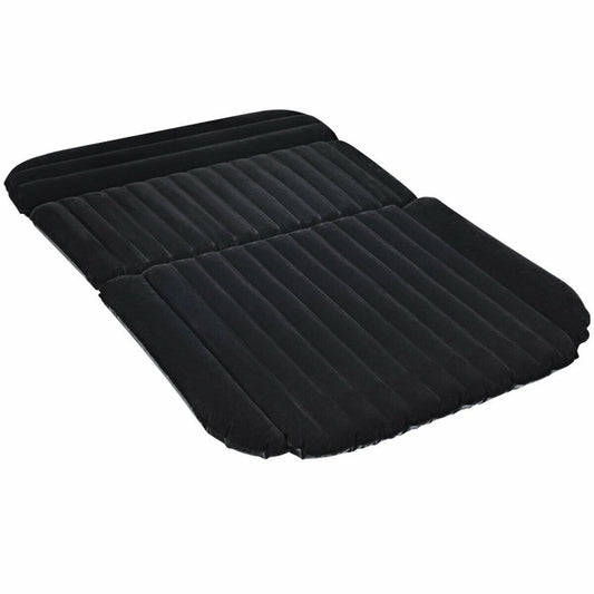 Professional title: "Portable SUV Backseat Inflatable Air Mattress Travel Pad Set with Pump for Outdoor Use"