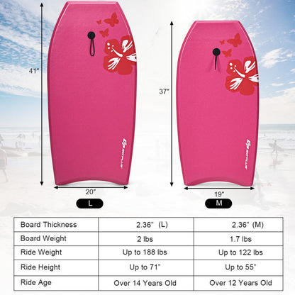 Professional title: "High-Quality Lightweight Bodyboard Surfing with Leash and EPS Core"