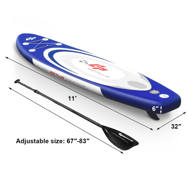 Professional title: "10-Foot Inflatable Stand-Up Paddle Surfboard Set with Carrying Bag"