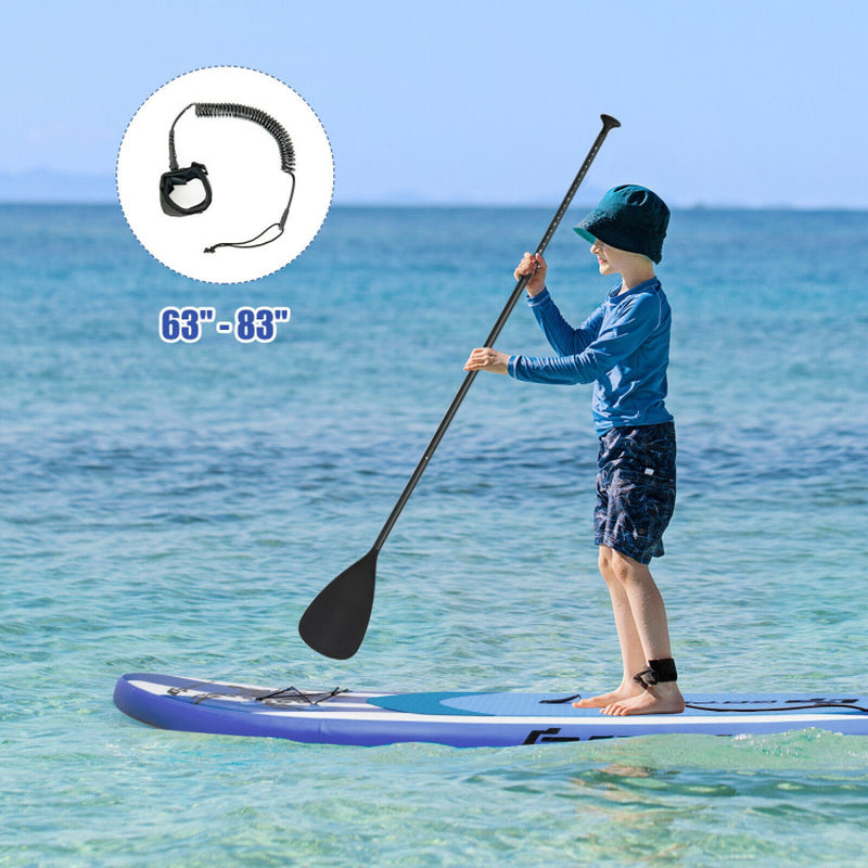 Professional title: "Inflatable Paddle Board with Adjustable Length - 10.6 Feet, Includes Carry Bag"