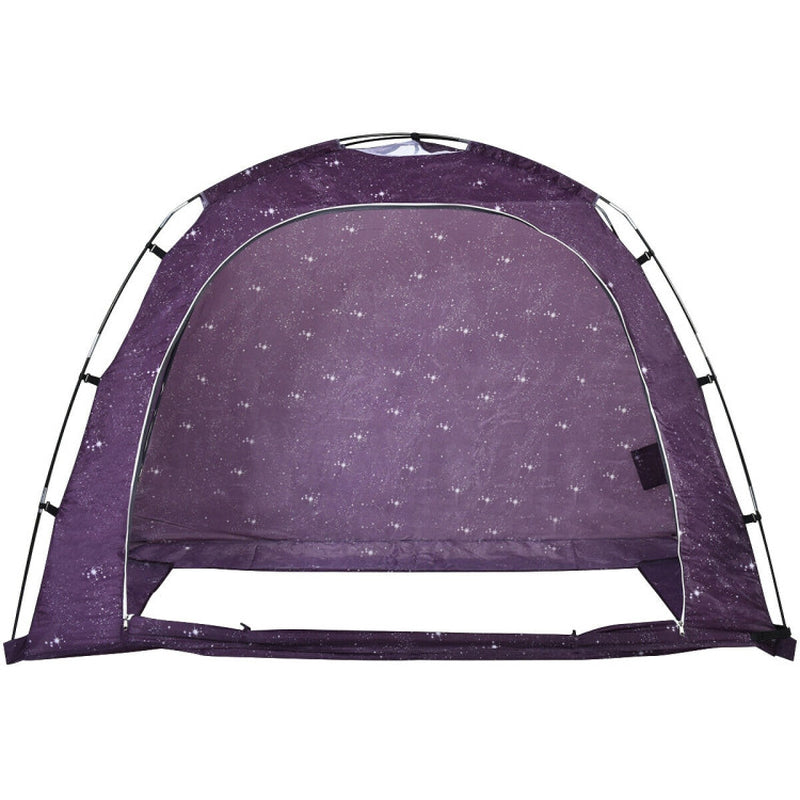 Professional title: "Indoor Privacy Bed Tent with Carry Bag for Play and Relaxation"