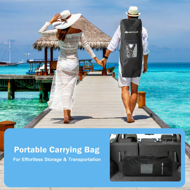 Professional title: "10-Foot Inflatable Stand-Up Paddle Board Set with Carrying Bag"