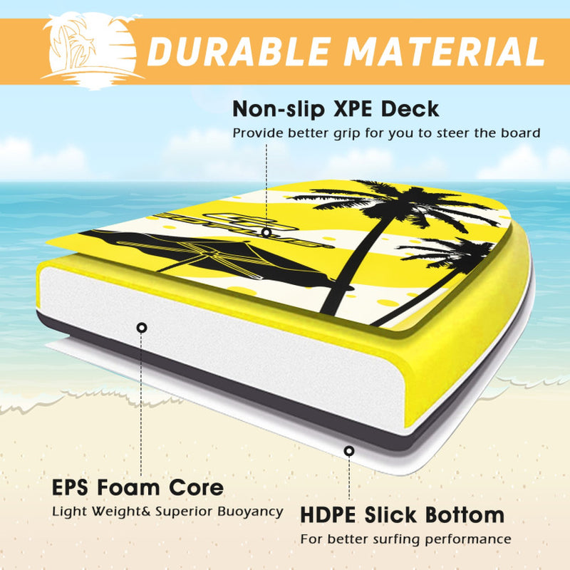 Professional title: "High-Quality Lightweight Bodyboard Surfing with EPS Core - Size Large"