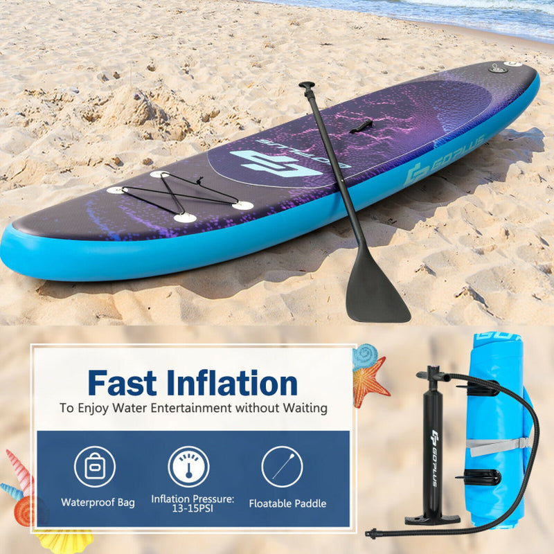 Professional title: "11-Foot Inflatable Stand-Up Paddle Board Surfboard Set with Bag, Aluminum Paddle, and Pump"