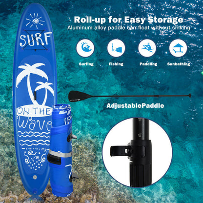 Professional title: "Adjustable Inflatable Stand Up Paddle Board - Medium Size"