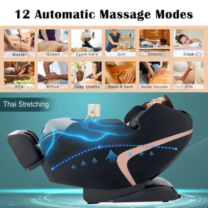 Enjoyment 13 - 3D Sl-Track Full Body Zero Gravity Massage Chair with Thai Stretch