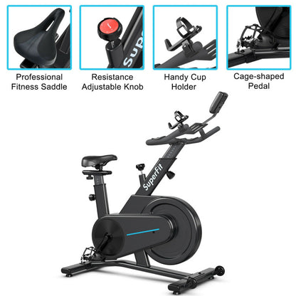 Magnetic Exercise Bike with Adjustable Seat and Handle