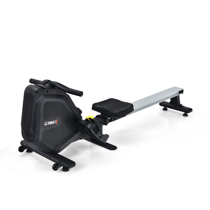 Folding Magnetic Rowing Machine with Monitor Aluminum Rail 8 Adjustable Resistance