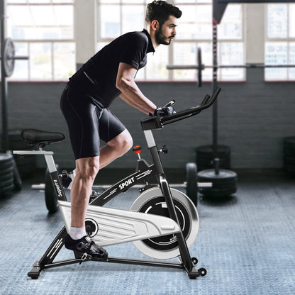 Indoor Exercise Cycling Bike with Heart Rate and Monitor