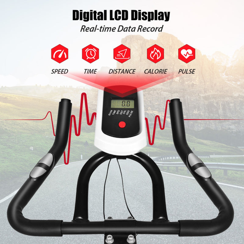 Adjustable Exercise Bicycle for Cycling and Cardio Fitness