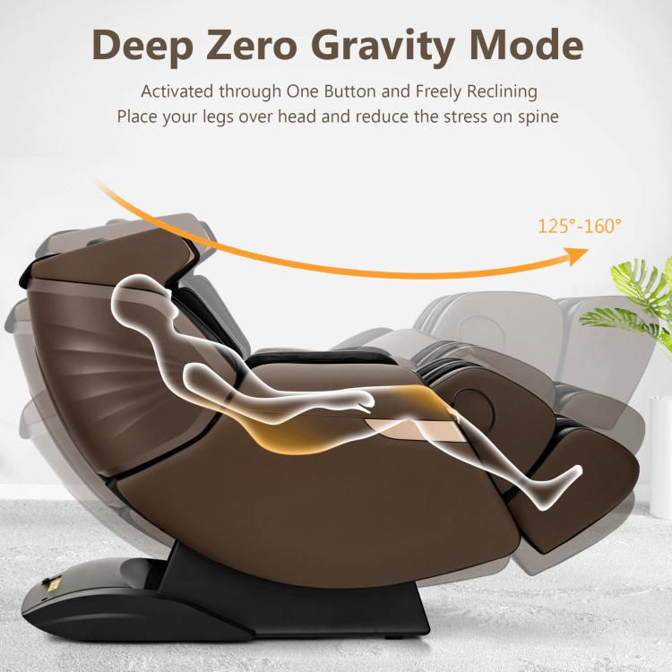 Therapy 21 - 3D Sl-Track Electric Full Body Zero Gravity Shiatsu Massage Chair with Heat Roller